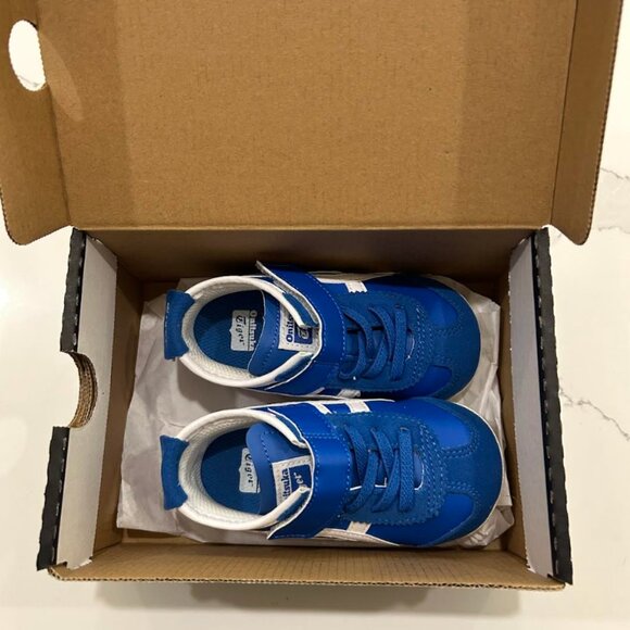 Onitsuka Tiger Kids Mexico 66 Shoes - Blue/White (Size US K6 / EU 22.5 / 13.5 CM - Picture 3 of 6